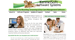 Desktop Screenshot of kennelsoft.com