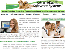 Tablet Screenshot of kennelsoft.com